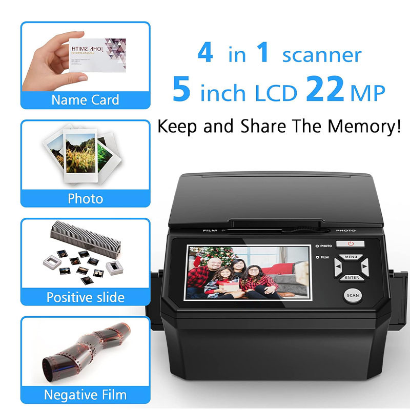 22MP Negative, Film,Slide & Name Card Scanner