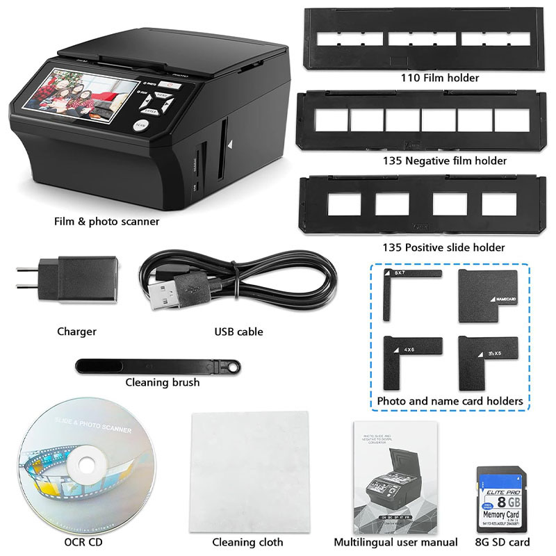 22MP Negative, Film,Slide & Name Card Scanner