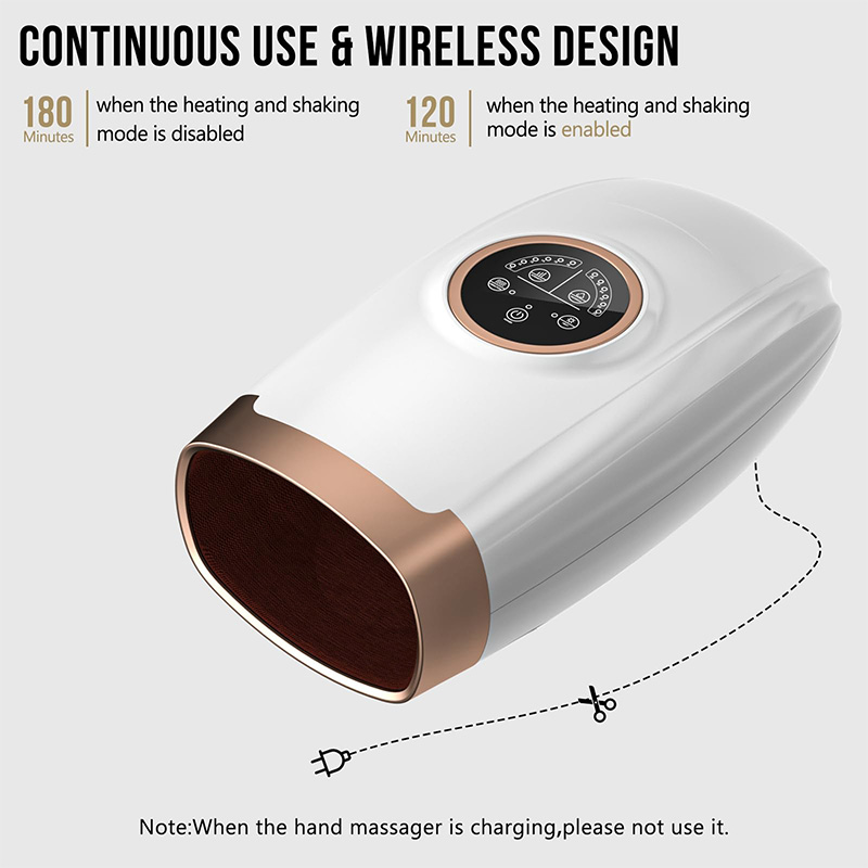 Cordless Hand Massager With Heat 